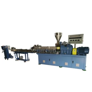 Plastic Twin Screw Extruder for PP PA PBT ABS AS PC PPS PET Recycling with Water-Cooling Pelletizing Line