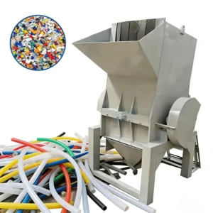 Plastic Waste Hard Rigid Shredder Machine Single Gearbox PVC PET PP PE HDPE Bottle Crusher Grinder Energy Saving Automatic
