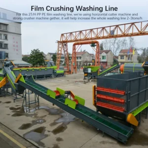 Plastic Waste PP PE Film Recycling Washing Machine Line