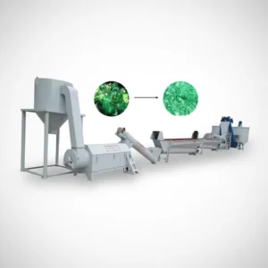 Plastic Waste Recycling Line 300 500kg H Rigid Plastic Agricultural Film Plastic Film Recycling Line for Packaging Industry