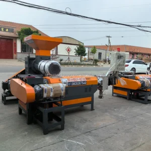 Plastic Waste Recycling Processing Foam Cold Press Hot Melt Block Granulator Plastic Granule Making Machine