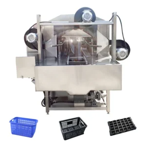 Plastic basket washing machine
