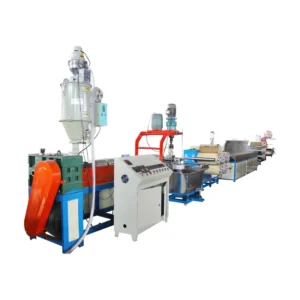 Plastic extruder net bag machine production line