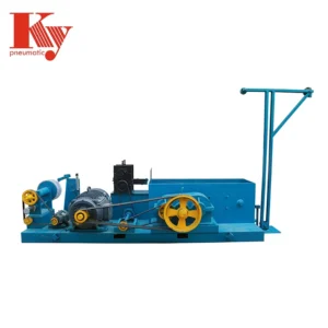 Pneumatic Staple Brad Nail Wire Drawing Machine With Flattening