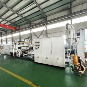 Polycarbonate PP PE Hollow Board Making Machine PP Hollow Extruder Machine PP PC Plastic Hollow Grid Sheet Extrusion Line