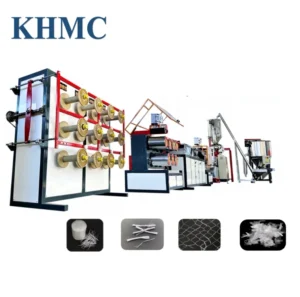 Polypropylene Mesh Fiber Extrusion Line Motor for Fibrillated Type Fibers Making Machine High Productivity Energy Saving