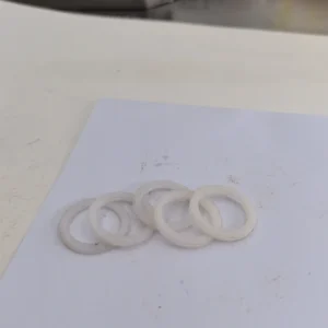 Polytetrafluoroethylene PTFE Plastic Washer Flat Sealing Gasket With Multiple Sizes
