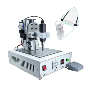 Portable Mini Handheld Ultrasonic Spot Welder Manual Ultrasonic Plastic Welding Machine Ear Loop Spot Welder