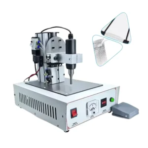 Portable Mini Handheld Ultrasonic Spot Welder Manual Ultrasonic Plastic Welding Machine Ear Loop Spot Welder