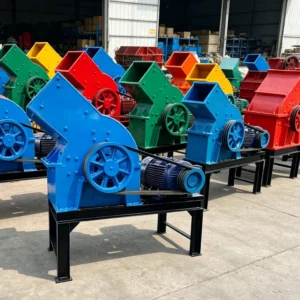 Portable PC400x300 Diesel Hammer Crusher Small Rock Stone Crushing Machine For Construction Waste