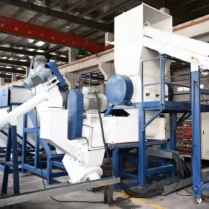 PuRui Fully Automatic Plastic Box Washing Machine with Dewatering Label Remover Bale Opener
