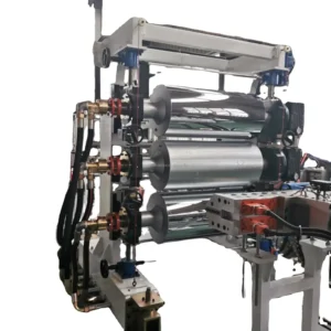 Pvc Film Calender Line Embossed Machine Pp Ps Pet Plastic Sheet Extruder