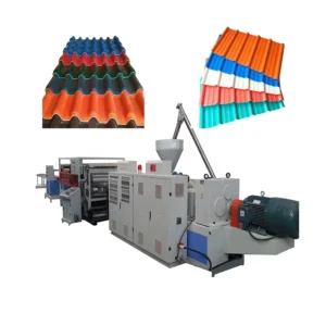 Pvc Upvc Plastic Corrugated Roofing Sheet Extrusion Line Wave Roof Tile Making Manufacturing Machine Production Equipment