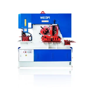 Q35Y-15 Long Service Life Metal Sheet Processing Hydraulic Ironworker Metal Punching Machine