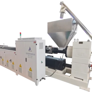 QINGHANG Single screw High Productivity HDPE PVC Extruder for Plastic Profiles Wire Construction Complete Production Line