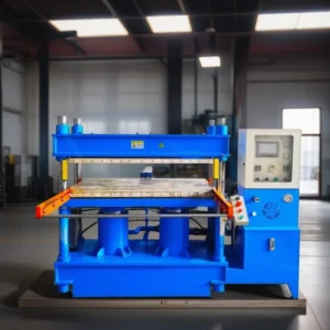 R&D Automatic PLC Controlled Four Column Flat Hot Press Vulcanizer Molding Machine EVA Silicone High Temperature 350C