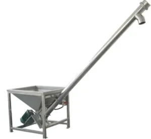 Raw Material Weighting Conveying System With Screw Feeder Loader