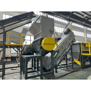 Recycle Plastic Bottles Machine HDPE Oil Tank Hot Washing Recycling Line PE PP Hard Plastic Recycling