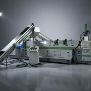 Recycled PP PE Plastic Pelletizer Extruder Granulated Line with Customized High Output Designed Equipment