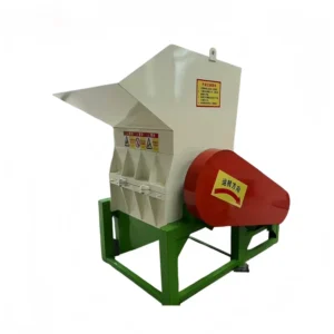 Recycled Plastic Bottle Grinder with Single Shaft Gear and Motor Plastic Crusher