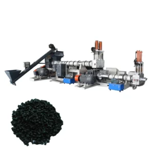 Recycled Plastic Granules Pelletizing Line pp Pe Waste Materials Recycling Nylon Pelletizing Machine