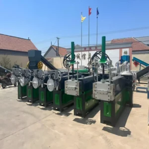 Recycling Machine 3 1 for PP PE PET EPS PC PA PPR Bottle Flakes Granulating High Capacity 10 Tons Day Energy Saving Motor