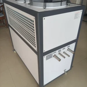 Reliable Quality Intelligent Control Panel 380V 3.75kW Air Cooled Scroll Chiller R-22 Refrigerant for Plastics