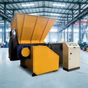 Reversible Hardened Alloy Steel Blades with Extended Service Life Single Shaft Shredder Machine