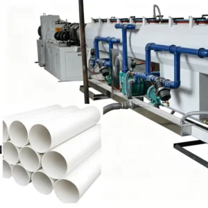 Rigid PVC Pipe Extrusion Machine with Motor and Double Screw Design
