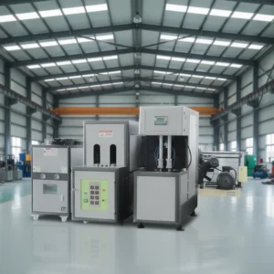 Rito Semi Automatic PET Bottle Blow Molder Airtac Motor 380V Energy Efficient Plastic Bottle Machine
