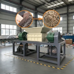 Roll Forming Film Biaxial Shredder Primary Dual Shaft Shredder Rubber Dual Shaft Shredder