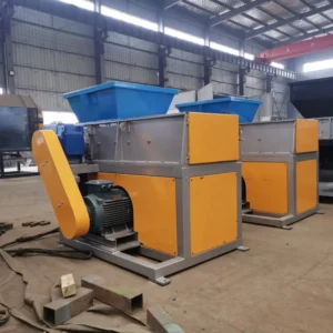 Roller Blade Single Shaft Shredder Hydraulic Feeding Plastic Film Shredding Machine for Agricultural Mulch Film Recycling