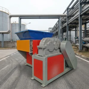 Roller Blade Type Single Shaft Shredder with Gearbox Motor Bearing for High-Accuracy Plastic Waste Recovery Low Noise Operation