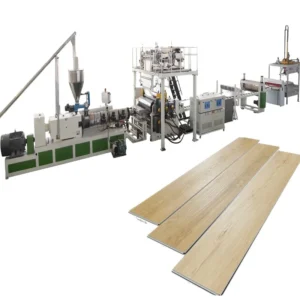 Romeroca SPC Flooring Extruder Machinery Machine to Make Laminate Flooring