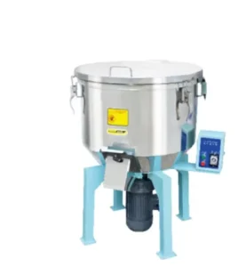 Rotational Speed PVC Plastic Particle Electric Vertical Color Mixer 50kg Capacity 3kw Motor Power