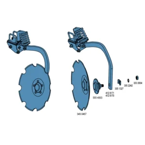 Rubin 9/12 Disc Harrow Parts Assembly 6mm Disc Blade Boron Steel Customized Disc Blade