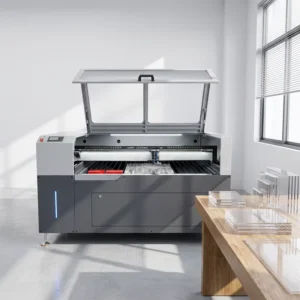 Ruida Control CO2 Laser Engraver with Lifting Platform and Ballscrew Drive for Wood and Acrylic