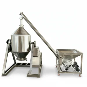 S304 Stainless Steel Drum Commercial Laundry Powder Mixer 50 Liter Capacity Industrial Detergent Blending Factory Use