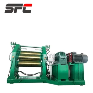 SFC High Accuracy Automatic Control 45kW Fabric Rubber PVC Film Conveyor Belt Calender Machinery