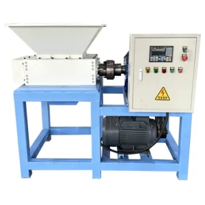 SHINHO Double Shaft Crusher Multifunctional Waste Hard Plastic Shredder PET PVC Home Use Recycling Lump Plastic PA PP PE PS PMMA