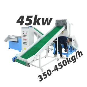 SHINHO High Efficiency 350-450KG/H Cable Granulator Copper Wire Recycling Machine Scrap Metal Shredder Separator