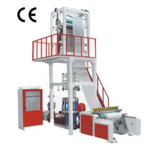 SJ 45 50 55 60 PE Film Blowing Machine Single-Layer LDPE HDPE LLDPE Film Blowing Machine Shopping Bag Production Line