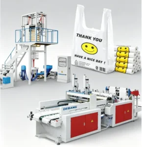 SJ 50 900 High Transparent LDPE LLDPE Flat Open Bag Shopping Bag Film Blowing Machine with Printing Machine Online