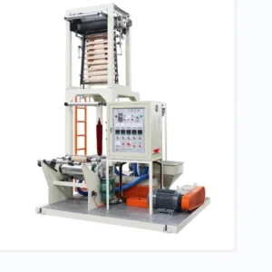 SJ-50 Model Small Film Blow Molding Extruder Mini Biodegradable PE HDPE LDPE Plastic Film Blowing Extrusion Machine