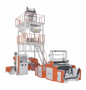 SJ55-800H High Speed Single Layer Extrusion HDPE Film Blowing Machine