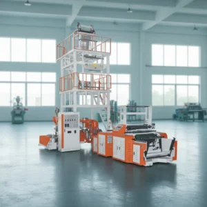 SJ55 800H Single Screw High Speed Extruder Blowing HDPE LDPE Film Machine