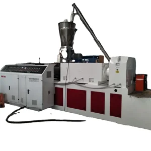 SJSZ 92 188 Plastic PVC WPC Pipe Plate Making Production Machines 92 mm Model Conical Twin Screw Extruder