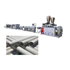 SJSZ45 90 Bimetallic Conical Double Screw Extruder UPVC PVC Conduit Pipe Making Machine