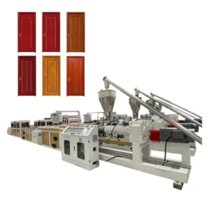 SJSZ92/188 Conical Twin Screw Extruder Wooden PVC WPC Door and Frame Profile Making Machine