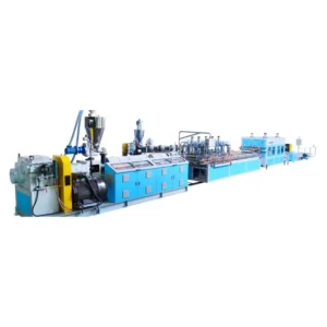 SPC Decking Extruder PP Board Production Line PE Solid Tube Extrusion Machine PVC Resin Tile Tools Single Twins Screw